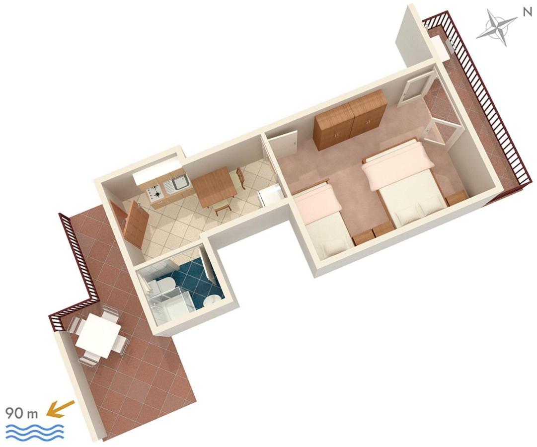 Apartments By The Sea Podaca, Makarska - 2783 Exterior foto